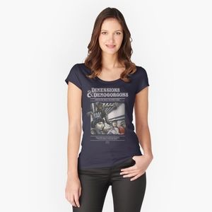Stranger Things Dungeons & Dragons T-Shirt Navy Blue Netflix Graphic Shirt